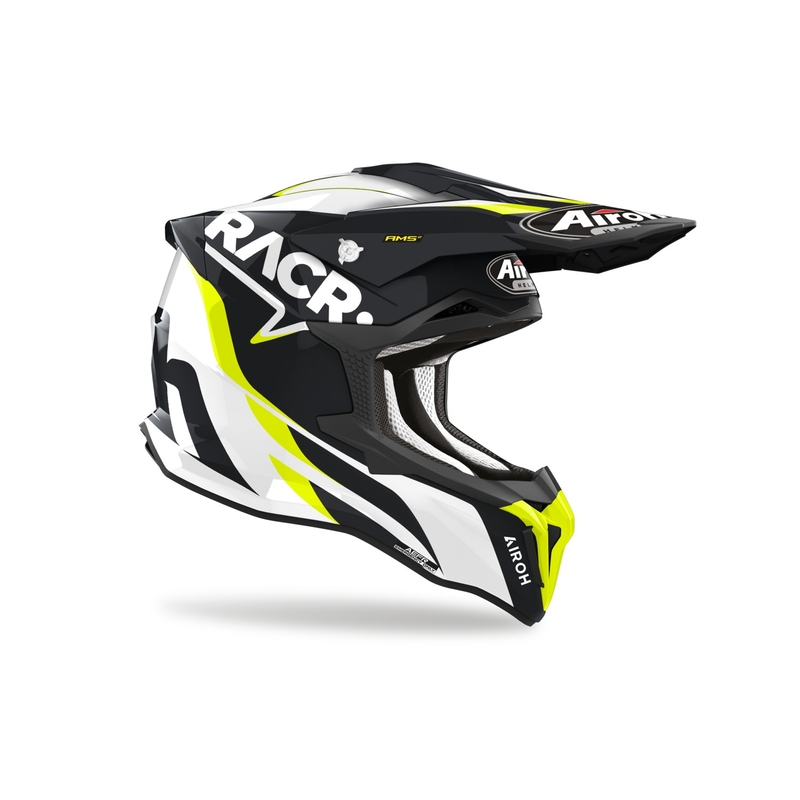 Kask motocrossowy Airoh Strycker Racr 2024 błyszczący wyprzedaż