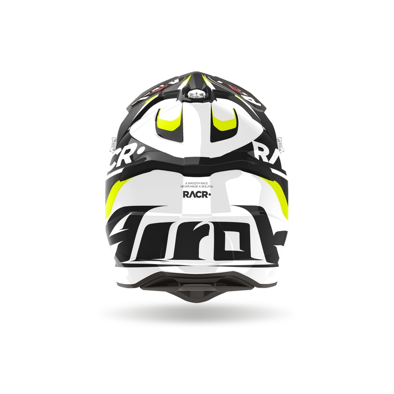 Kask motocrossowy Airoh Strycker Racr 2024 błyszczący wyprzedaż