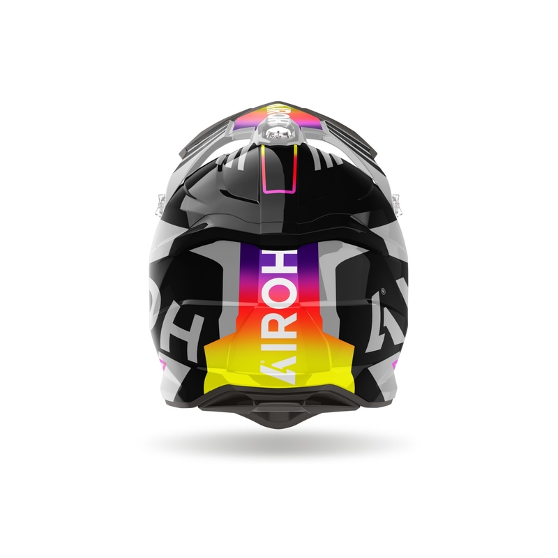 Kask motocrossowy Airoh Strycker Brave 2024 błyszczący szary wyprzedaż