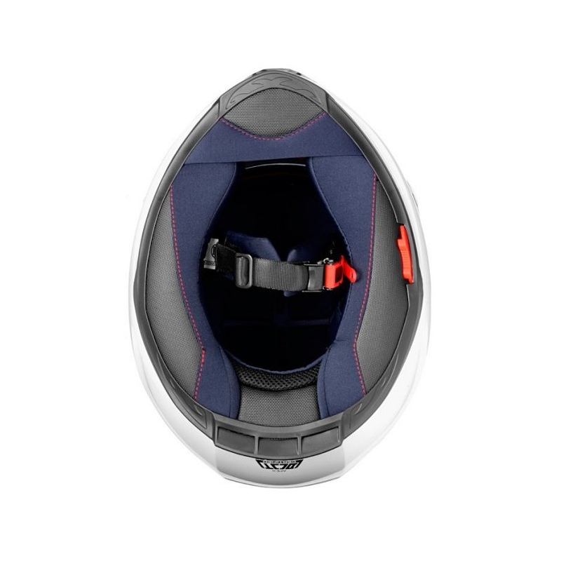 Integralny kask motocyklowy Cassida Apex Fusion czarno-pomarańczowo-biały wyprzedaż