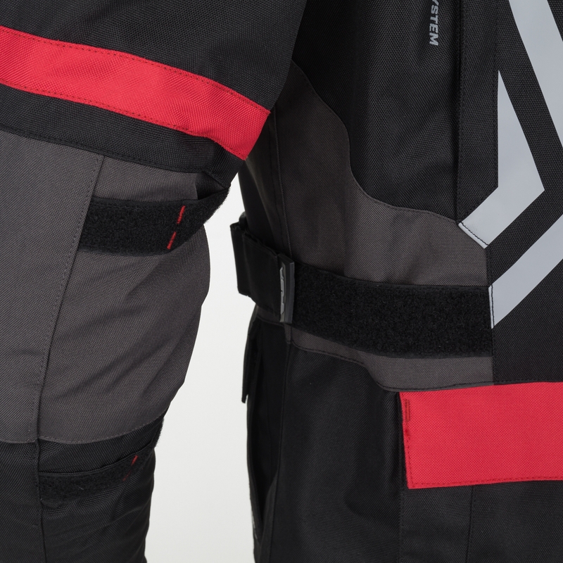 Kurtka motocyklowa RSA Storm czarno-szaro-fluo-żółta