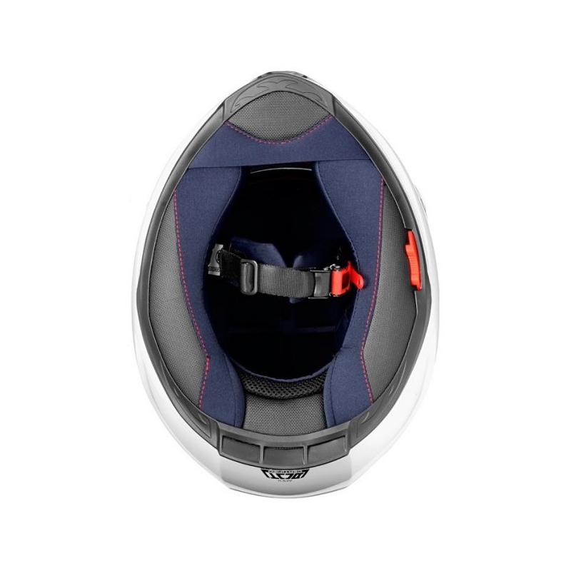 Integralny kask motocyklowy Cassida Apex Fusion czarno-fluo czerwony wyprzedaż