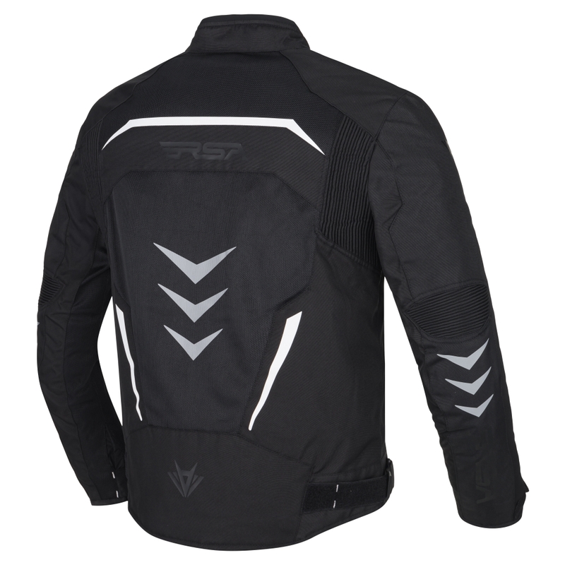 Kurtka motocyklowa RSA Runway w kolorze czarno-białym