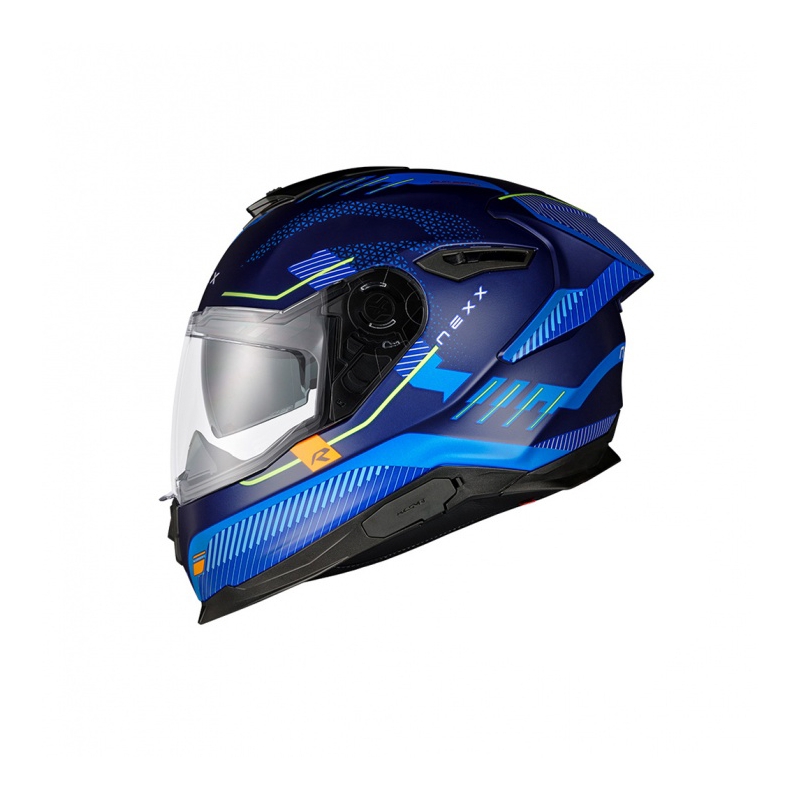 Integralny kask motocyklowy Nexx Y.100R Baron niebieski wyprzedaż