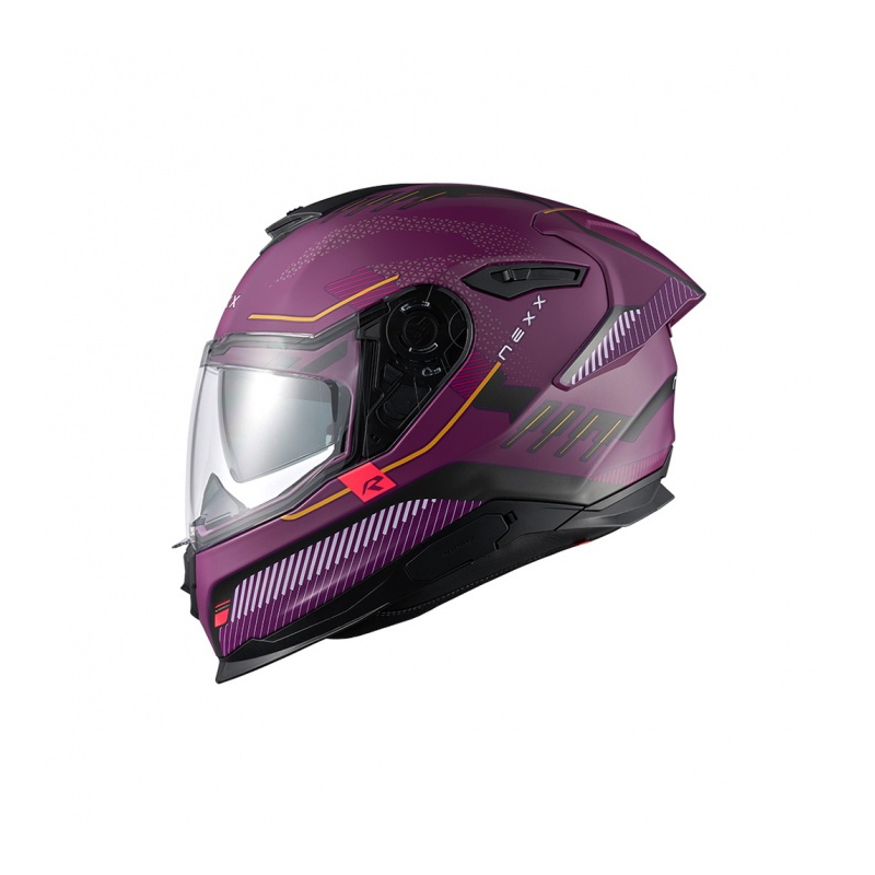 Kask motocyklowy integralny Nexx Y.100R Baron fioletowy wyprzedaż
