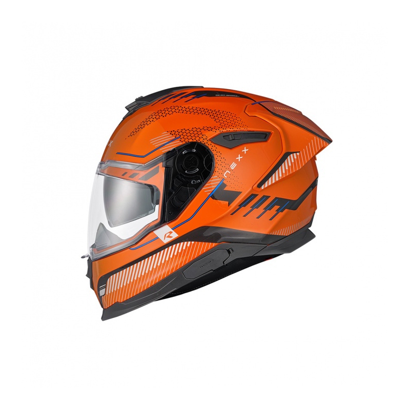 Integralny kask motocyklowy Nexx Y.100R Baron pomarańczowy