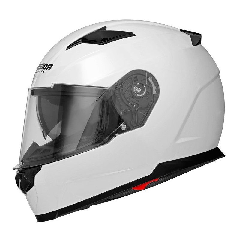 Integralny kask motocyklowy Cassida Apex biały wyprzedaż