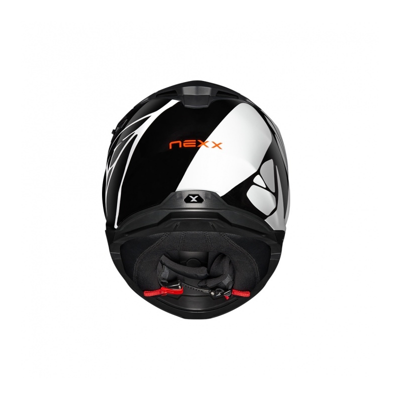 Kask motocyklowy integralny Nexx Y.100 B-SIDE czarno-biały wyprzedaż