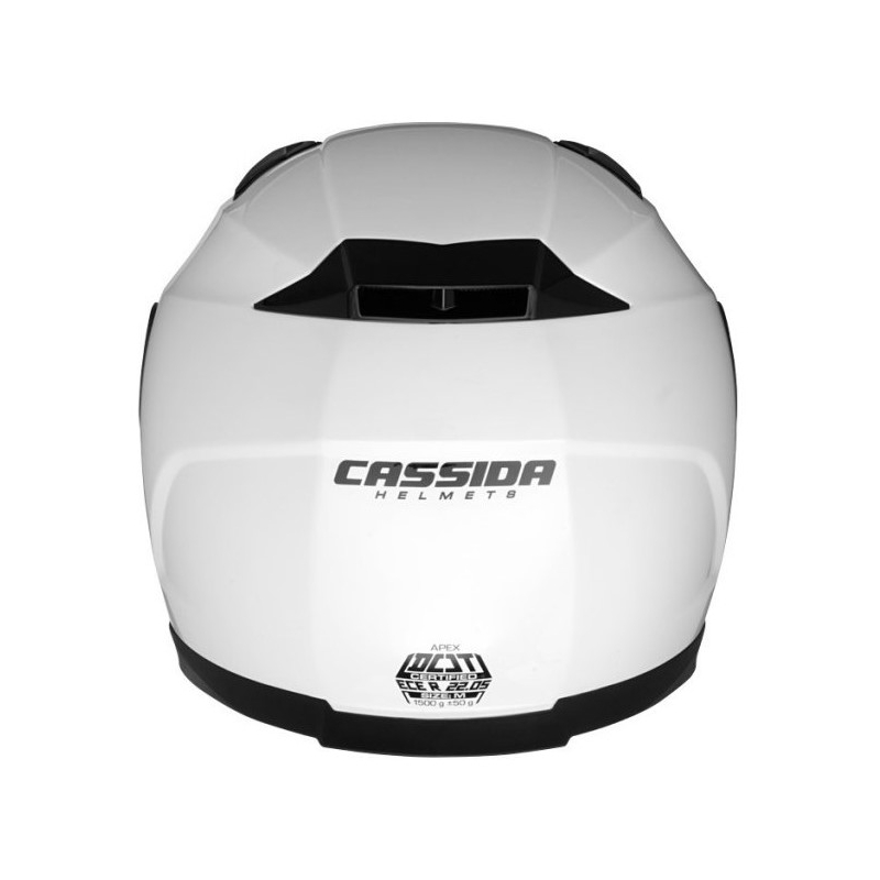 Integralny kask motocyklowy Cassida Apex biały wyprzedaż