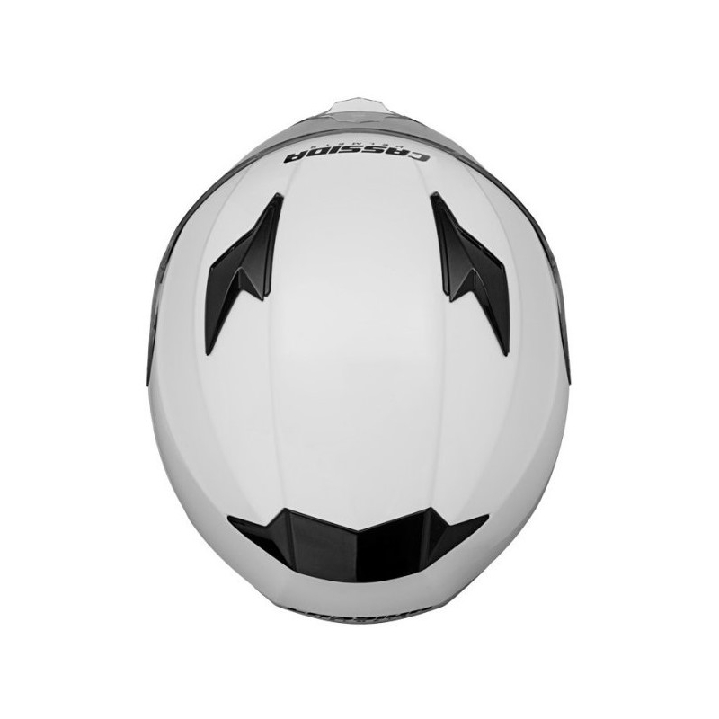 Integralny kask motocyklowy Cassida Apex biały wyprzedaż