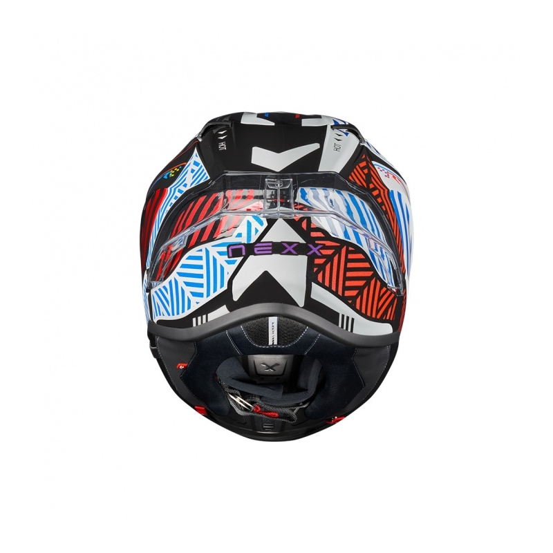 Zintegrowany kask motocyklowy Nexx NEXX X.R3R Out Brake czarno-biały wyprzedaż