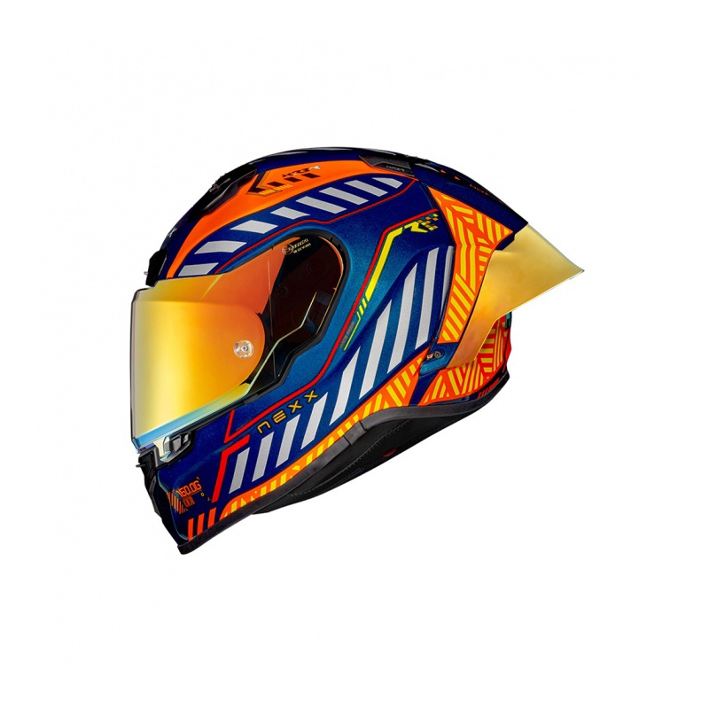 Zintegrowany kask motocyklowy Nexx NEXX X.R3R Out Brake pomarańczowy wyprzedaż