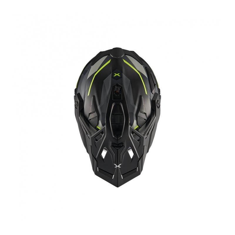 Kask motocyklowy enduro Nexx X.WED3 Trailmania szaro-fluo żółty wyprzedaż