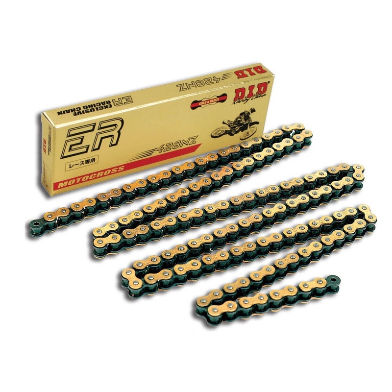 Super Non-O-Ring chain D.I.D Chain 428NZ SDH 142 L Gold/Black