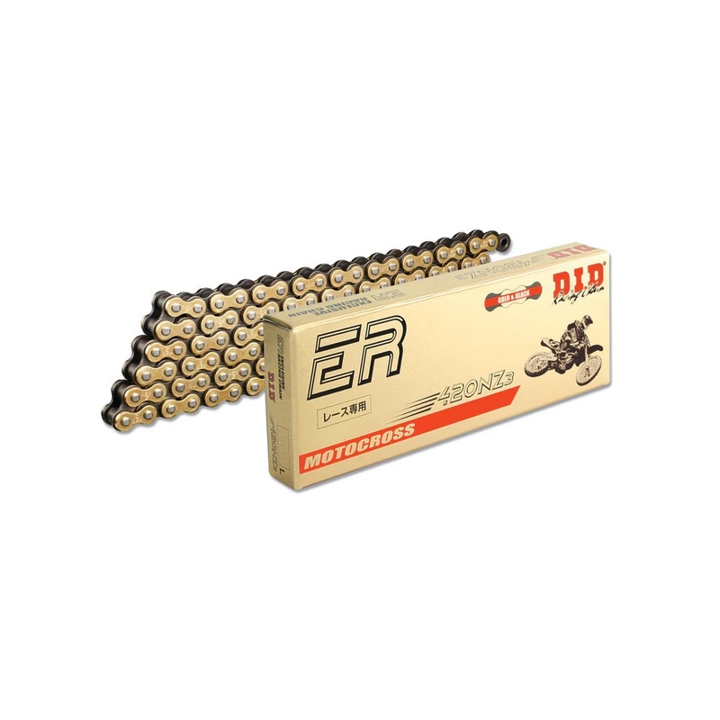 Super Non-O-Ring chain D.I.D Chain 420NZ3 SDH 110 L Gold/Black