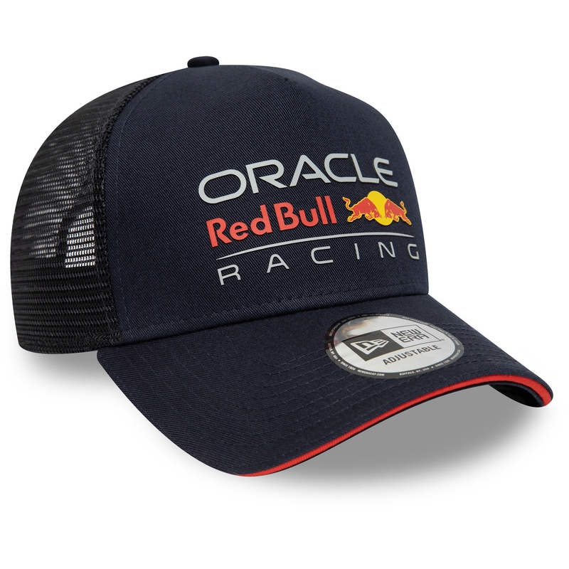 Czapka z daszkiem Red Bull Racing F1 ESS z dużym logo w kolorze ciemnoniebieskim