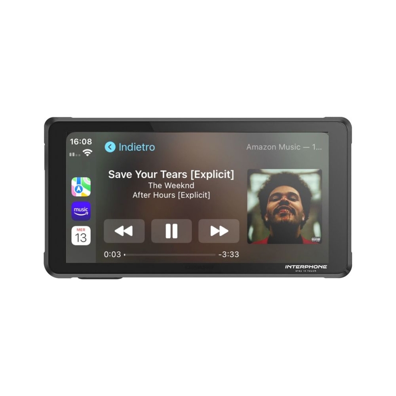 Interphone RIDESYNC Apple CarPlay i Android Auto Display dla motocykli