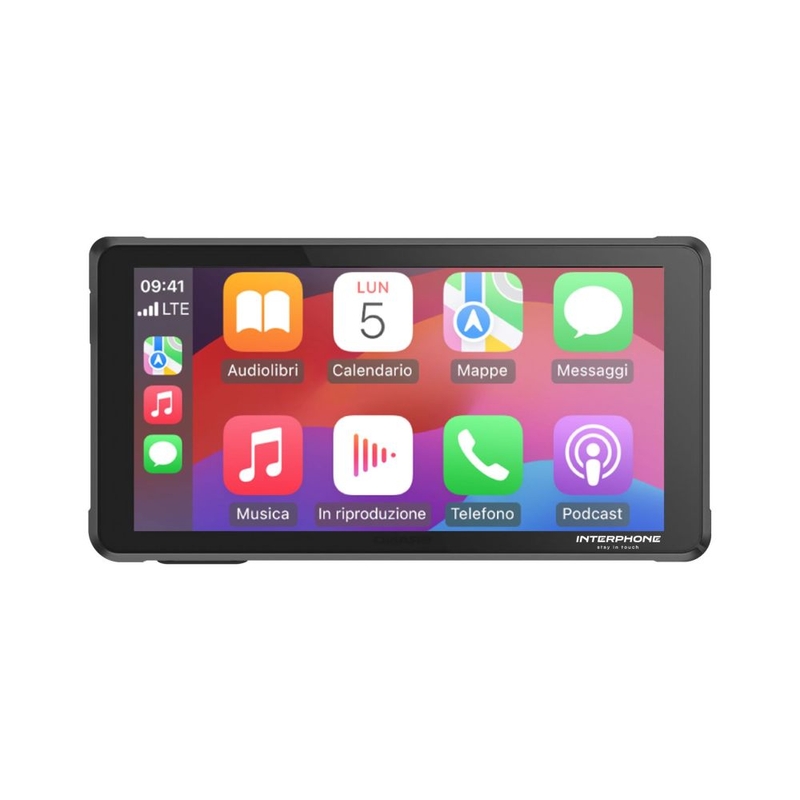 Interphone RIDESYNC Apple CarPlay i Android Auto Display dla motocykli