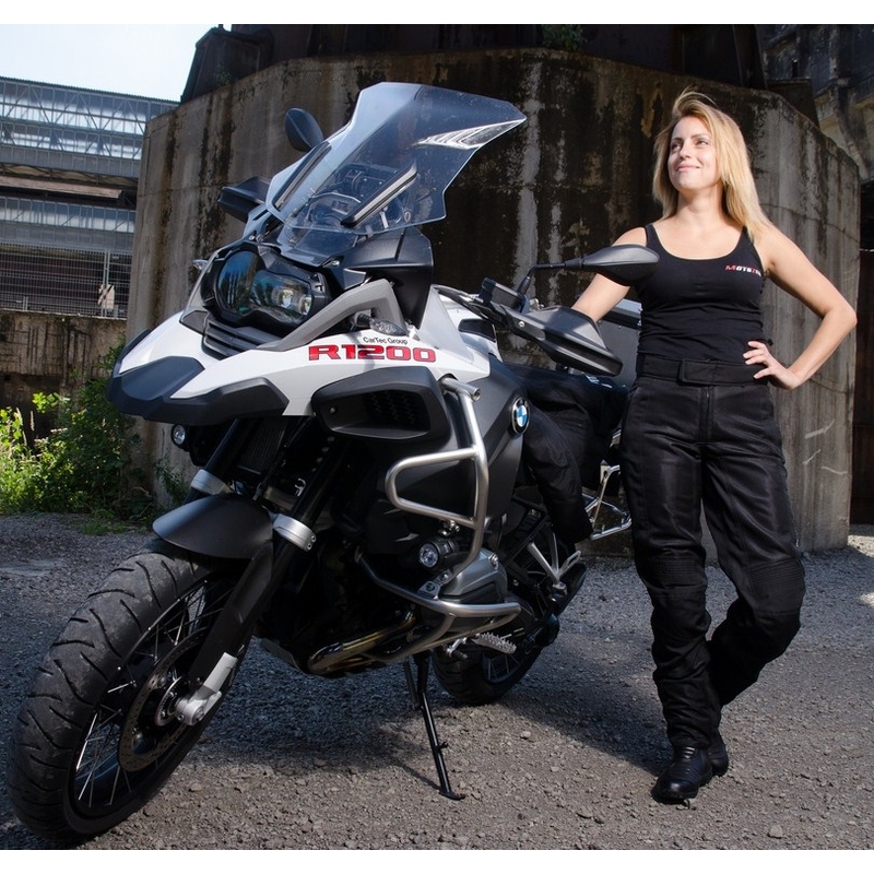 Damskie spodnie motocyklowe Revit Airwave 2 czarne skrócone wyprzedaż