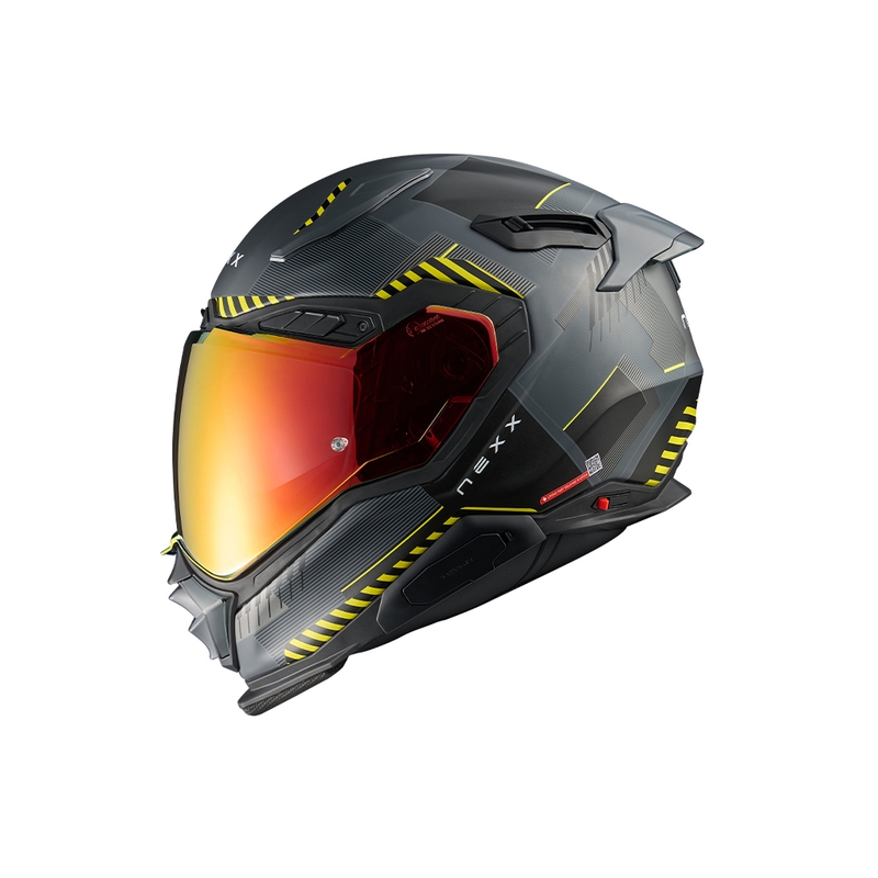 Zintegrowany kask motocyklowy Nexx X.WST3 Fluence żółto-szary wyprzedaż