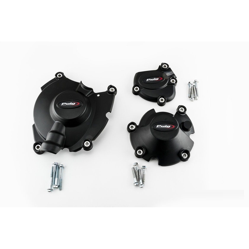  Engine protective covers PUIG black included right, left and alternator caps for YAMAHA YZF-R1 2015-2026