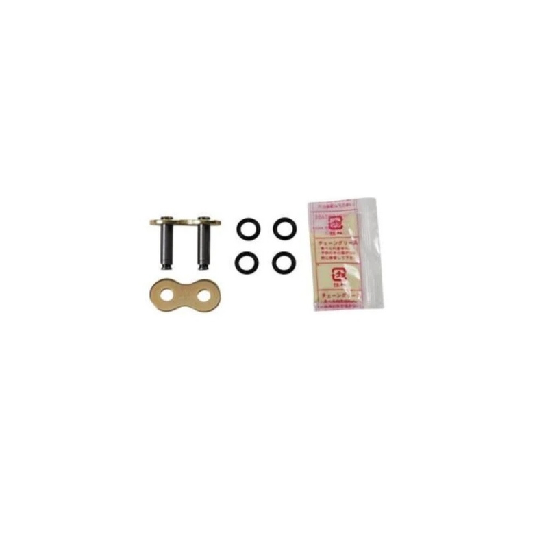Rivet type connecting link D.I.D Chain 520ERV7 ZJ Gold/Gold