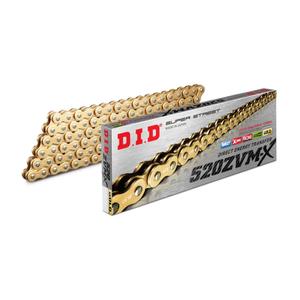 ZVM-X series X-Ring chain D.I.D Chain 520ZVM-X 116 L Gold/Gold