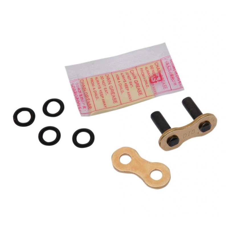 Clip type connecting link D.I.D Chain 520ATV2 ZJ Gold/Black