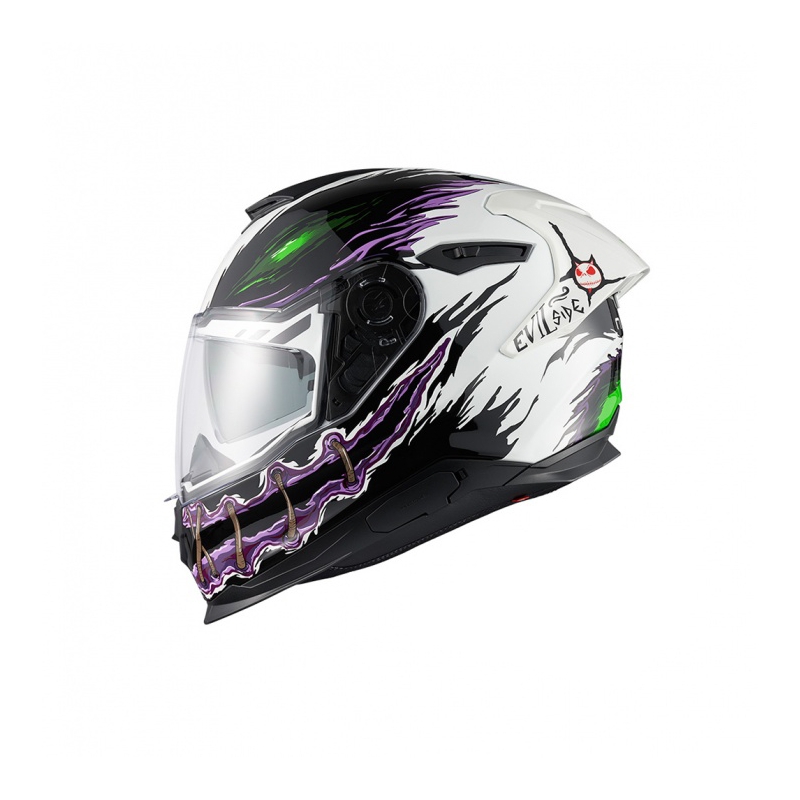 Zintegrowany kask motocyklowy Nexx Y.100R Night Rider biały wyprzedaż