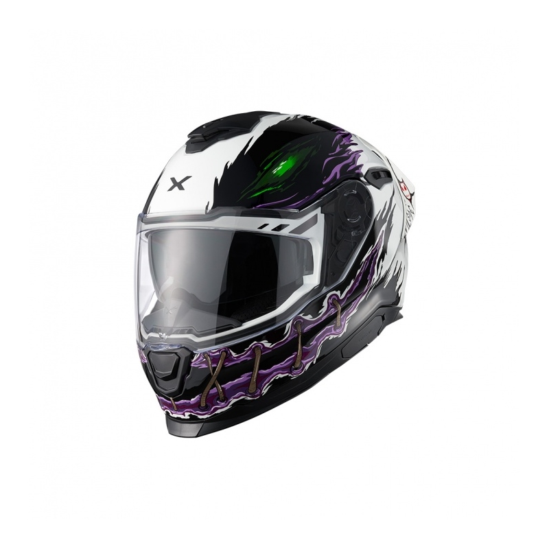 Zintegrowany kask motocyklowy Nexx Y.100R Night Rider biały wyprzedaż