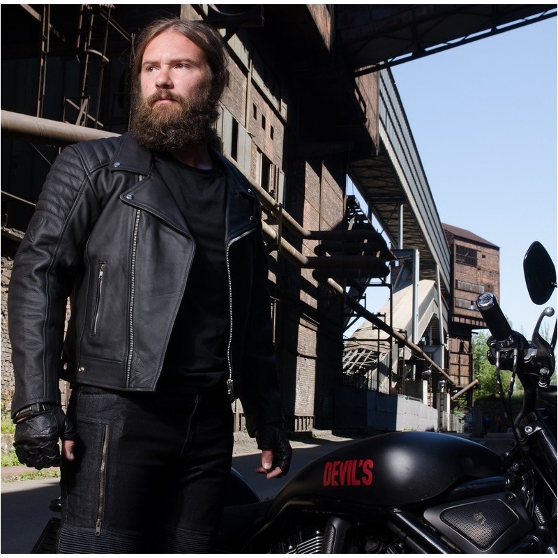 Skórzana kurtka motocyklowa Street Racer Viking wyprzedaż