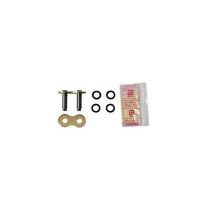 Rivet type connecting link D.I.D Chain 525ZVM-X2 ZJ Gold/Gold