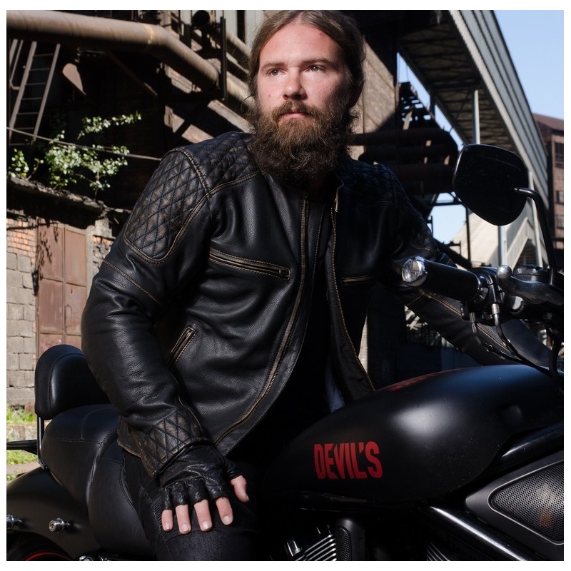 Skórzana kurtka motocyklowa Street Racer Retro wyprzedaż