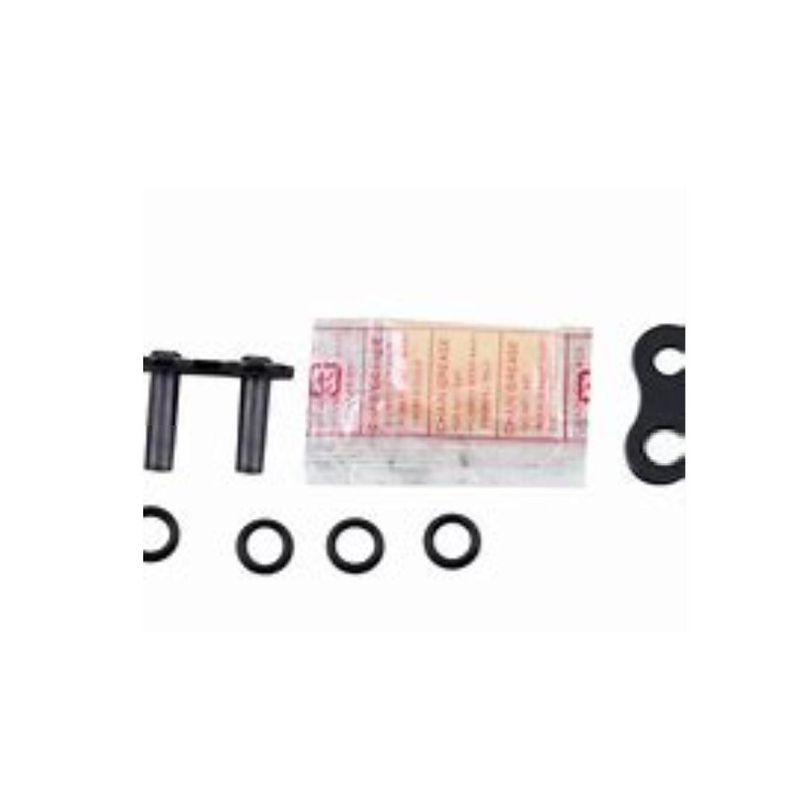 Rivet type connecting link D.I.D Chain 525ZVM-X2 ZJ Black/Black