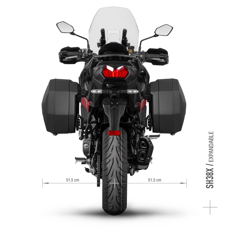 3P System fitting kit SHAD for KAWASAKI Versys 1000 / S / SE 2019-2025, KAWASAKI Versys 1100 / S / SE 2025-2025