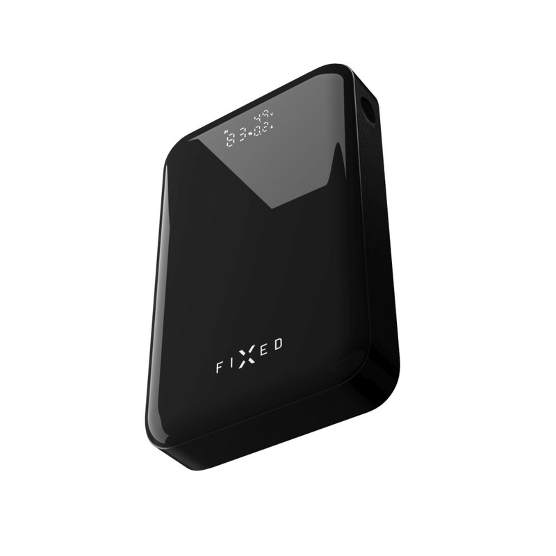 Power bank stacjonarny Zen 20 Pro z wyświetlaczem LCD w kolorze czarnym
