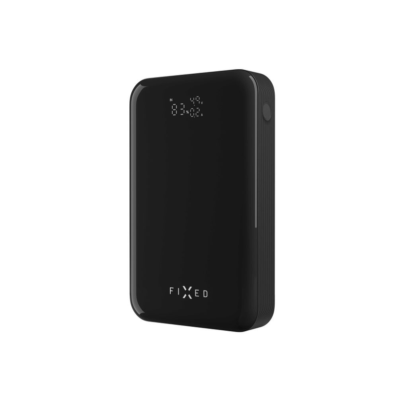 Power bank stacjonarny Zen 20 Pro z wyświetlaczem LCD w kolorze czarnym