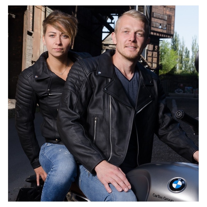 Skórzana kurtka motocyklowa Street Racer Viking wyprzedaż