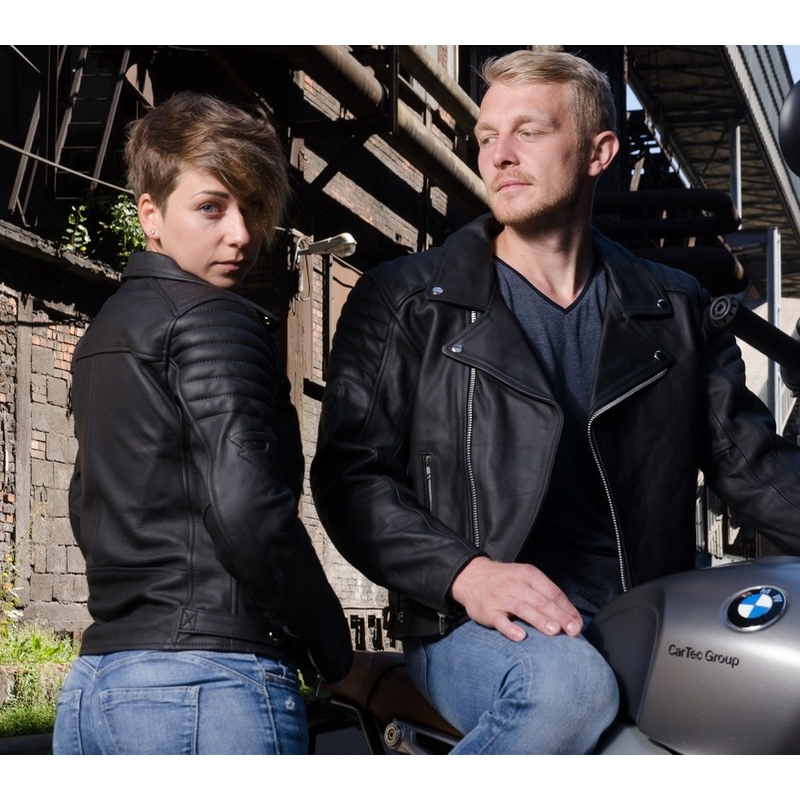 Skórzana kurtka motocyklowa Street Racer Viking wyprzedaż
