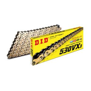 VX series X-Ring chain D.I.D Chain 530VX3 122 L Gold/Black