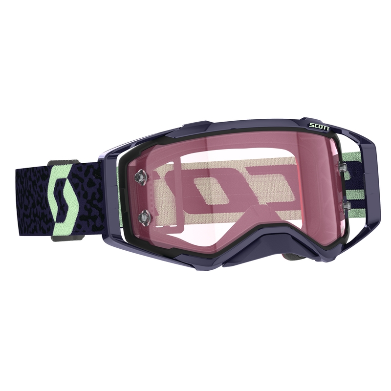 Gogle motocrossowe Scott Prospect AMP fioletowo-zielono-różowe