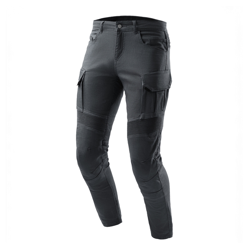 Jeansy motocyklowe Ozone Faster TP czarne