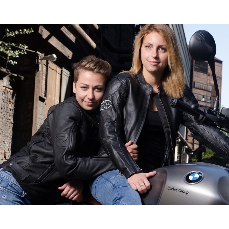 Damska kurtka motocyklowa Tschul 635 czarna wyprzedaż