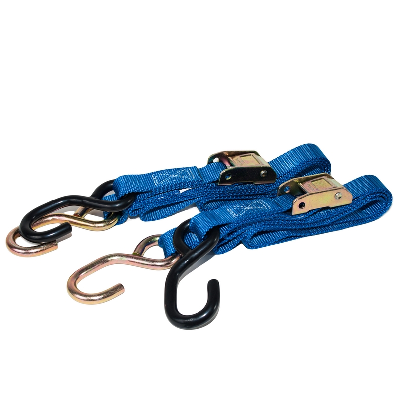 Tie-downs MOTION STUFF (25mm x1,8m) pair blue