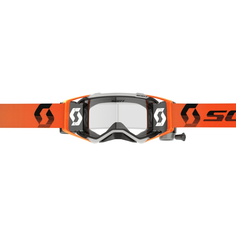 Gogle motocrossowe Scott Prospect WFS szaro-pomarańczowe