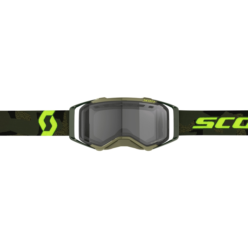 Gogle motocrossowe Scott Prospect Enduro LS khaki-fluo żółto-szare