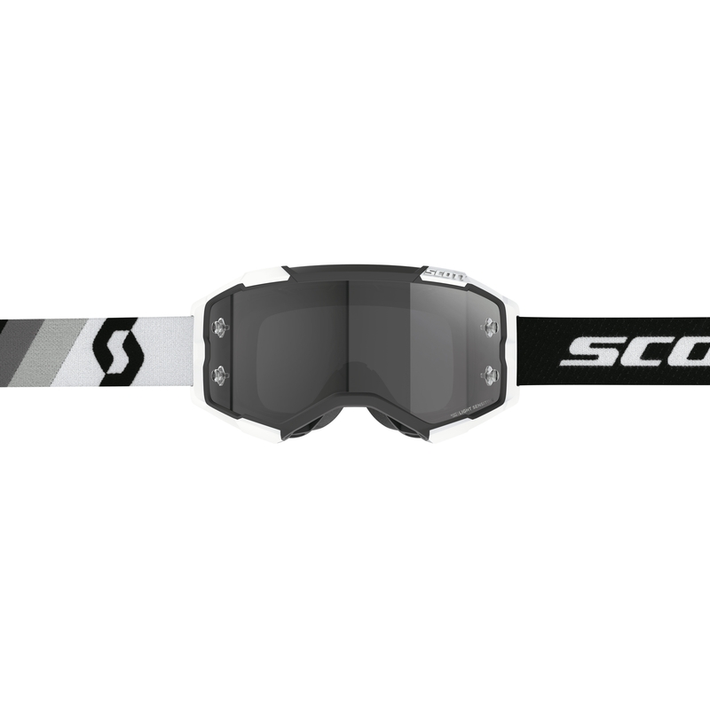 Gogle motocrossowe Scott Fury LS Premium czarno-biało-szare