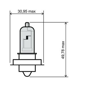 Bulb RMS 246510421 12V 15W, P26S (1pc) white