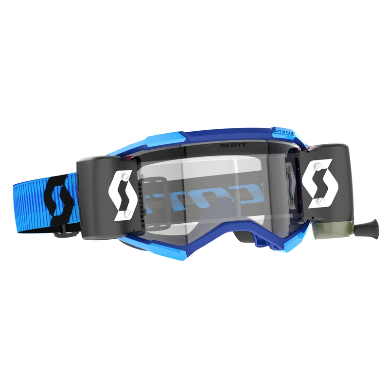 Gogle motocrossowe Scott Fury WFS niebiesko-czarne