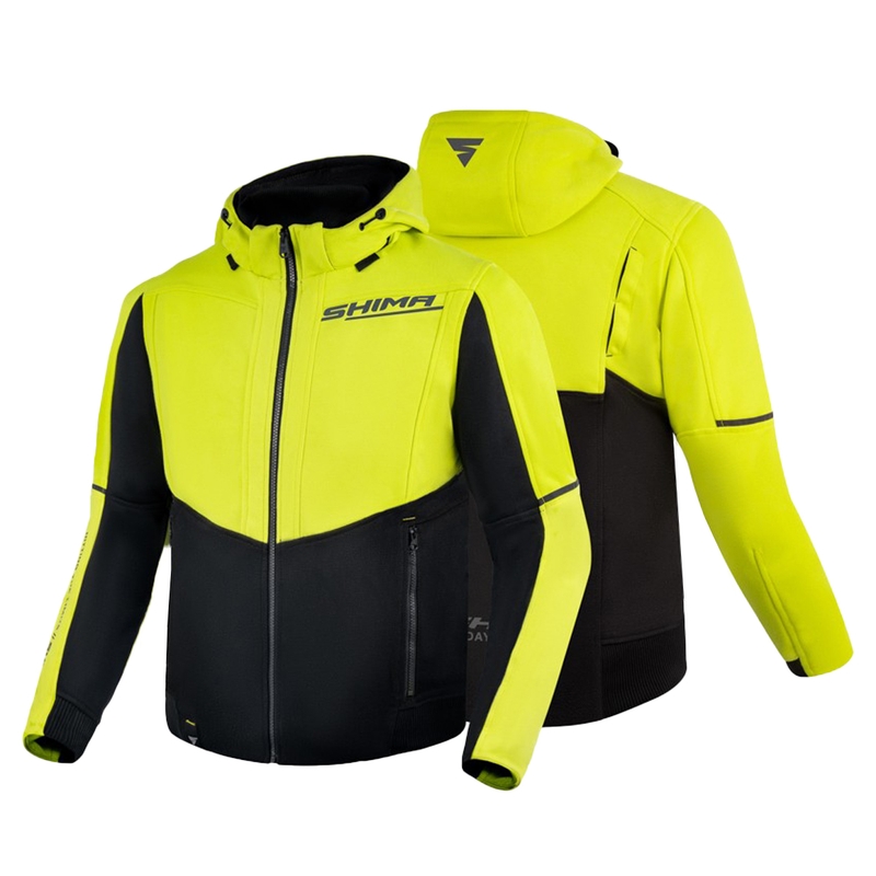 Bluza motocyklowa Shima Daybreaker fluo żółto-czarna